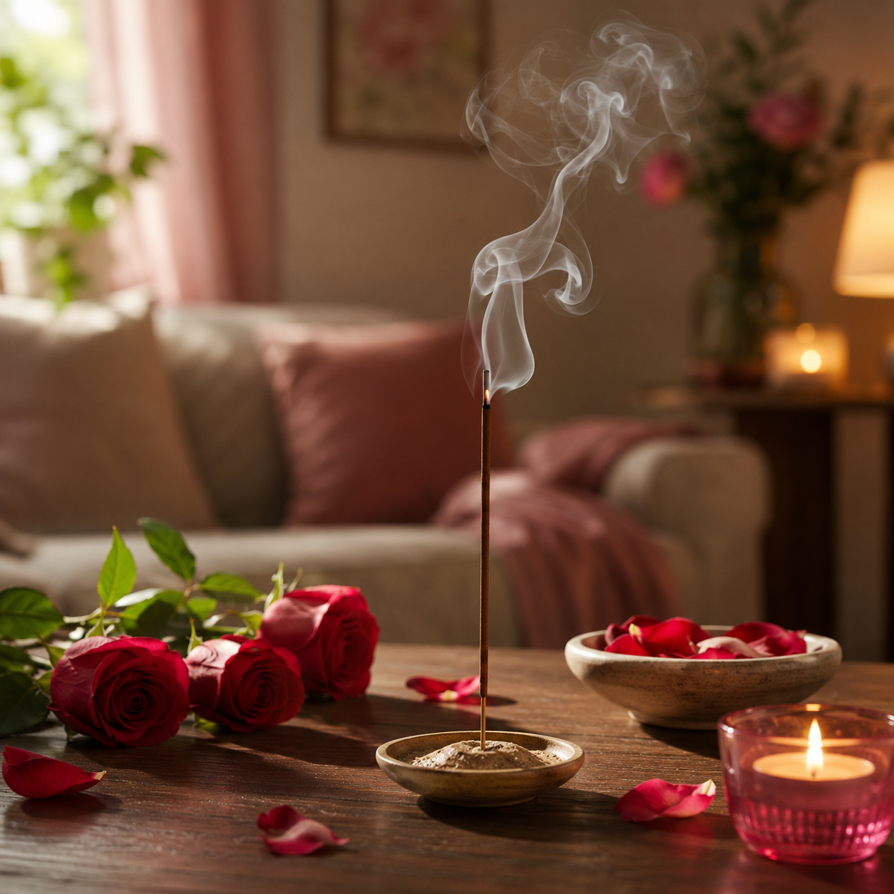 Rose fragrance ritual